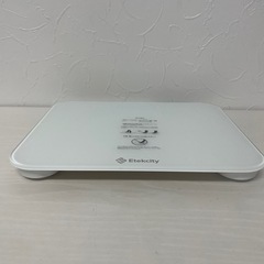 f●■★Etekcity 体重計 ヘルスメーター 電源自動ON/OFF 小型 強化ガラス コンパクト EB4010J ホワイトの画像