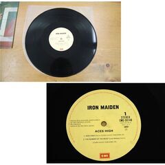 LPレコード IRON MAIDEN エイシズハイ ACES HIGH EMS-50148 ミニアルバム 帯・ライナーなし アイアンメイデン 札幌市 清田区 平岡の画像