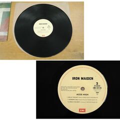 LPレコード IRON MAIDEN エイシズハイ ACES HIGH EMS-50148 ミニアルバム 帯・ライナーなし アイアンメイデン 札幌市 清田区 平岡の画像