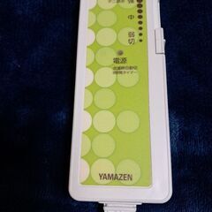 ボア生地電気毛布の画像