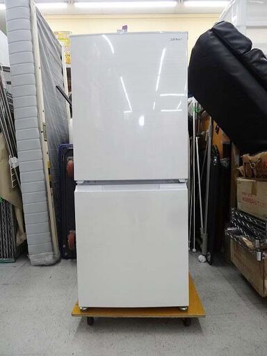 【恵庭】☆中古品☆シャープ 冷凍冷蔵庫 SJ-D15G-W 152L 2ドア 2021年製 PayPay支払いOK！
