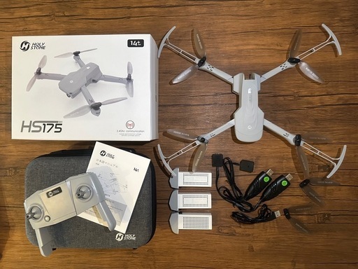 【美品】ドローン HOLY STONE HS175 ホーリーストーン 4Kカメラ