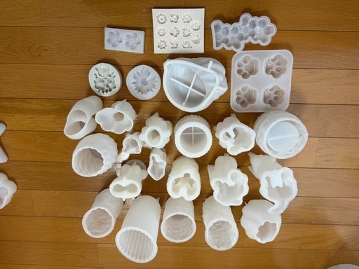 キャンドル 器 diy ハンドメイド アロマ 絵の具