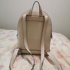 coach 本革ホワイトリュック 通勤 通学の画像