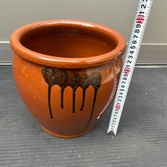 11158😸 久松窯 漬物壺 丸カメ 蓋なし　食品保存容器の画像