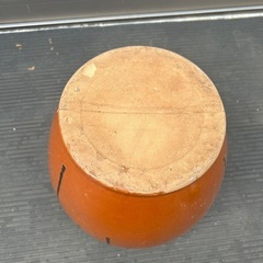 11158😸 久松窯 漬物壺 丸カメ 蓋なし　食品保存容器の画像