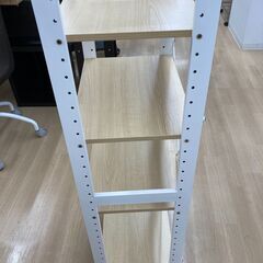 ★ジモティ割引あり★【リユースのサカイ野々市店】ラック ベージュ W(幅)42×D(奥行き)28×H(高さ)115cm ※クリーニング済みの画像
