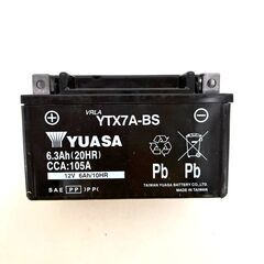 伊勢崎店【現状品】gi8-6 YUASA  バイク用バッテリー YTX7A-BS ユアサの画像