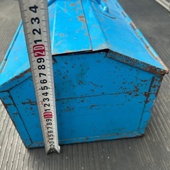 11136😸 工具箱 レトロ工具箱 金属製の画像