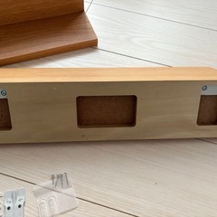 訳あり　無印良品　壁につけられる家具　2個セットの画像
