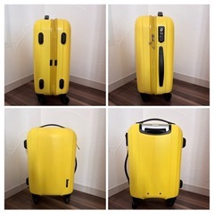 ①衣川産業  Michelin キャリーケース スーツケース イエロー 30L の画像