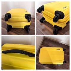 ①衣川産業  Michelin キャリーケース スーツケース イエロー 30L の画像