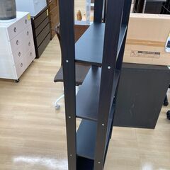 ★ジモティ割引あり★【リユースのサカイ野々市店】インテリアラック ダークブラウン W(幅)62×D(奥行き)25×H(高さ)155cm ※クリーニング済みの画像