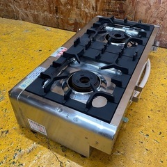 C(7412) 業務用 マルゼン 2口コンロ ニュー飯域 M-822E 2022年製 都市ガス用 ガスコンロ 2口 飲食店 店舗用 厨房機器 厨房用 中古品の画像