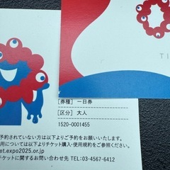 18時まで限定値下げ可能！！通常1日券1枚7500円を2枚セットの画像