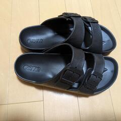 ORTR キッズ　ブラック　サンダルの画像