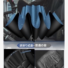 【ほぼ未使用】ワンタッチ折り畳み傘の画像