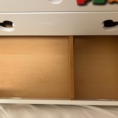 (美品)DWE ディズニー ワールドファミリーレッツプレイ 道具箱収納棚の画像