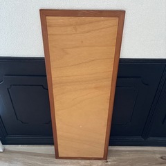 木製　ミラーの画像