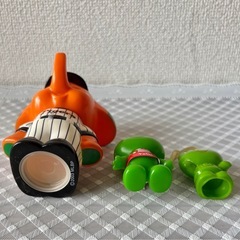 佐藤製薬サトちゃん阪神タイガース とコーワのケロちゃんフィギュア昭和レトロの画像
