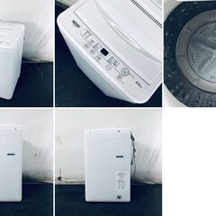 ID:sd25914 ヤマダ電機 YAMADA 洗濯機 一人暮らし 中古 2022年製 全自動洗濯機 6.0kg ホワイト 送風 乾燥機能付き YWM-T60H1  【リユース品：状態A】【送料無料】【設置費用無料】の画像