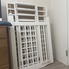 【取引決定】KATOJI ベビーベッドハイ　下収納ありの画像