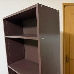 本棚 175x60x30 ダークブラウン　の画像