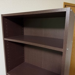 本棚 175x60x30 ダークブラウン　の画像