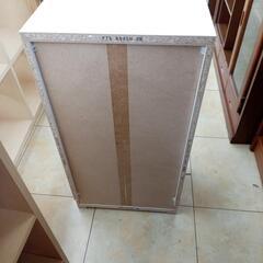 リユースのサカイ太田店★ジモティ割あり★  チェスト ホワイト H85×D29.5×W45 クリーニング済み OJ10497の画像