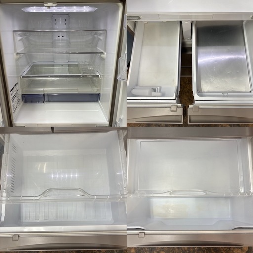 I764 ? ジモティー限定価格！ 切れちゃう瞬冷凍搭載♪ MITUBISHI 冷蔵庫 (470L) ⭐ 動作確認済 ⭐ クリーニング
