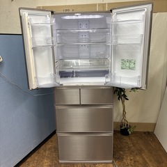 I764 🌈 ジモティー限定価格！ 切れちゃう瞬冷凍搭載♪ MITUBISHI 冷蔵庫 (470L) ⭐ 動作確認済 ⭐ クリーニング済の画像