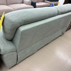 【ジャングルジャングル滋賀草津店】来店特価!!　二人掛けｿﾌｧ　ｸﾞﾘｰﾝ　　J-250846の画像