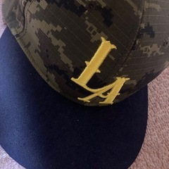 LAスタイル 迷彩キャップ LOS ANGELES キャップ　メンズの画像
