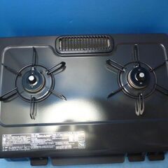 Q704　簡単クリーニング済 即使用OK!　パロマ　都市ガス　2口ガスコンロ　12A/13Aの画像