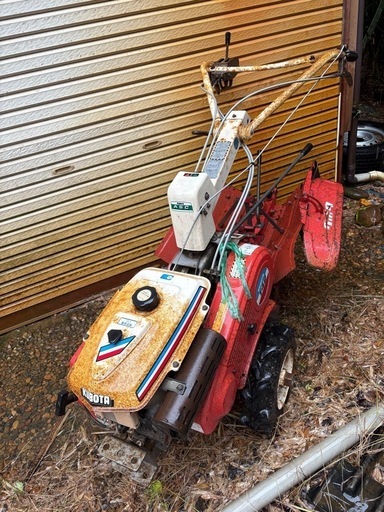 新潟県 中古 農機具 クボタ 管理機 T42 5.2馬力 ガソリンエンジン