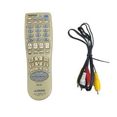 【レガストック川崎本店】【動作確認済み】Victor ビクター VHSビデオデッキ HR-B9 1998年製 リモコン ケーブル付属の画像
