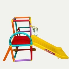 ジャングルジム滑り台付きの画像