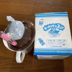 新品未使用の砂時計付きラーメンカップの画像