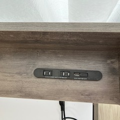 【ほぼ新品同様✨】USB付き引き出し収納シングルベッドフレーム《ヘッドボード付き》  💡 新品価格：23,740円 → 半額以下でお譲りします！8/23まで引取希望！　の画像