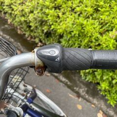 自転車　No.382　ブルー　24インチ　6段切替　LEDライト　【リサイクルショップどりーむ天保山】の画像
