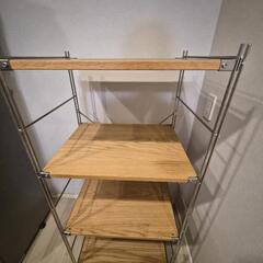 無印良品　ステンレスシェルフの画像