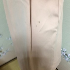 サーモンピンク　ワンピースの画像