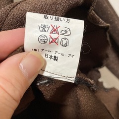 ラメ入りブラウンセットアップの画像