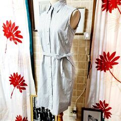 IENA(イエナ) すっきり避暑地の淑女風。清潔感溢れる美しいワンピース、いかがでしょうか？の画像