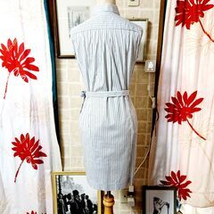 IENA(イエナ) すっきり避暑地の淑女風。清潔感溢れる美しいワンピース、いかがでしょうか？の画像