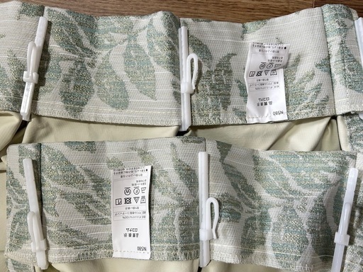 美品】ニトリ オーダーメイドカーテン レースカーテン 163×104 卸売 セット