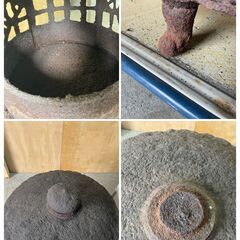 与次郎 作 雪見灯篭 古鉄 天正元年 雪見灯籠 燈籠 燈篭 庭園 ガーデニング 金属工芸 骨董 アンティーク ヴィンテージ レトロ 鉄製 錆 貴重 希少 美術品 とうろう 傘 鋳物 置物 古い 辻与次郎 の画像
