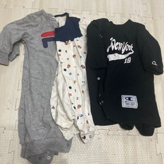 50-70男の子！肌着やロンパースの画像