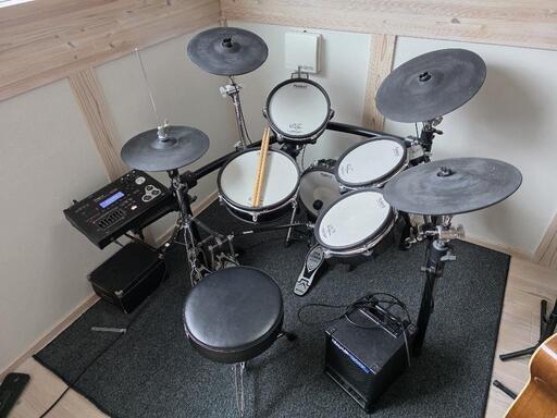 引取限定【電子ドラム】Roland TD30（付属品多数）
