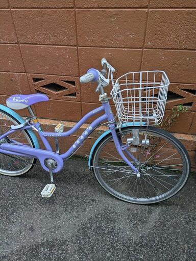 ブリヂストン24インチジュニアサイズ子供自転車 (たな) 国立の